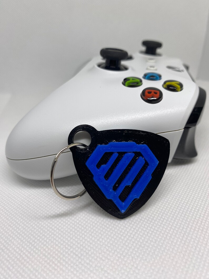 3D Printed Gaming Keychain Gamer 3d Print, 3d Printed Key Ring, Custom
