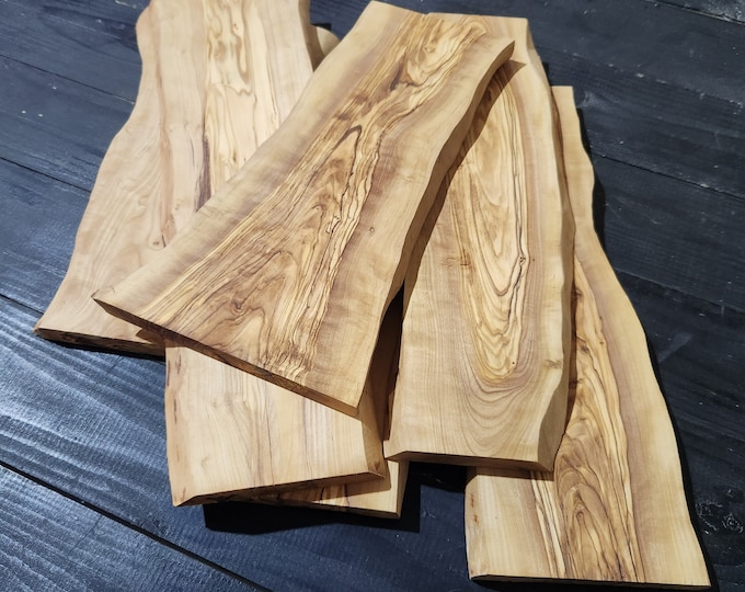 Live Edge Olive Wood Slabs: DIY Epoxy Resin Art, Charcuterie Boards