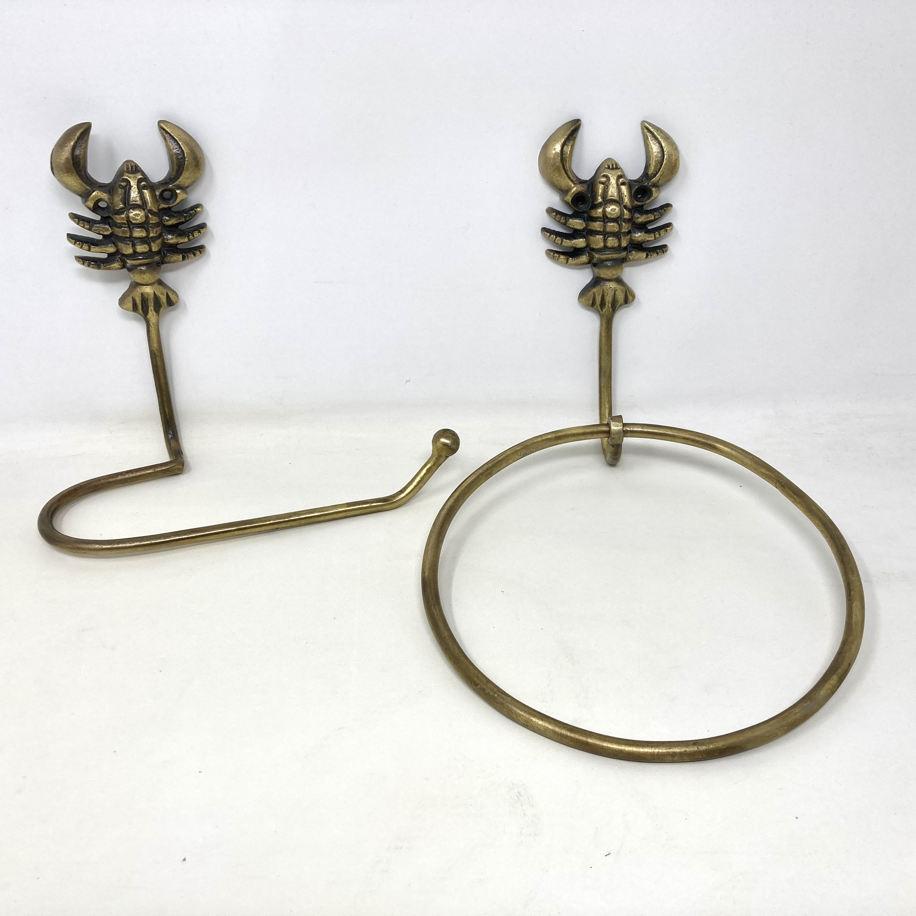 Bronze Towel Ring Etsy