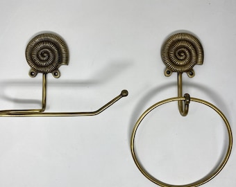 Toilet Paper Holder Towel Ring Bathroom Accessories Handmade Antique Iron