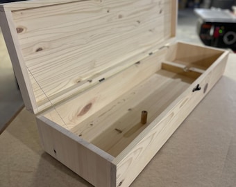 Baúl de madera grande personalizado