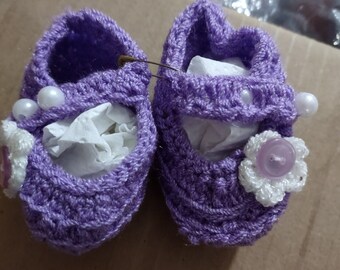 Handmade Baby Booties Soft and Adorable, gift for kids