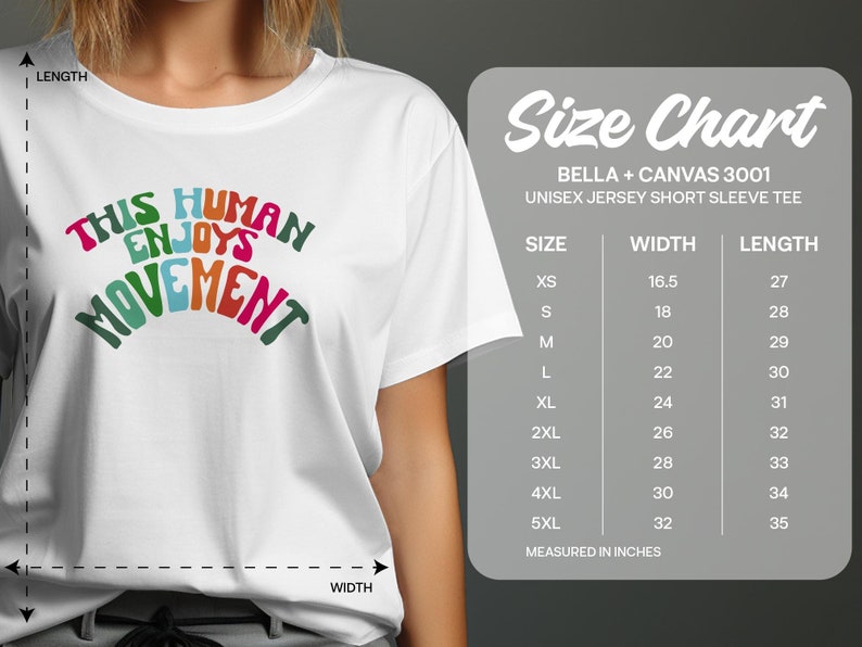 This Human Enjoys Movement, Physical Therapy T-Shirt, PT Rehab Exercise Apparel, Health Wellness Clothing, Gift for Therapist image 7