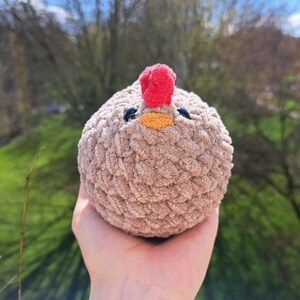 Crocheted chicken handmade plush toy image 2