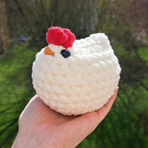 Crocheted chicken handmade plush toy image 6