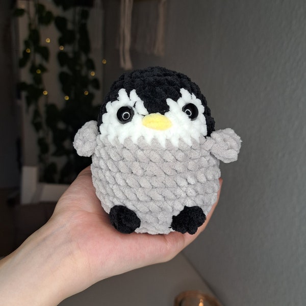 Pinguin gehäkelt - Plüschtier handgemacht