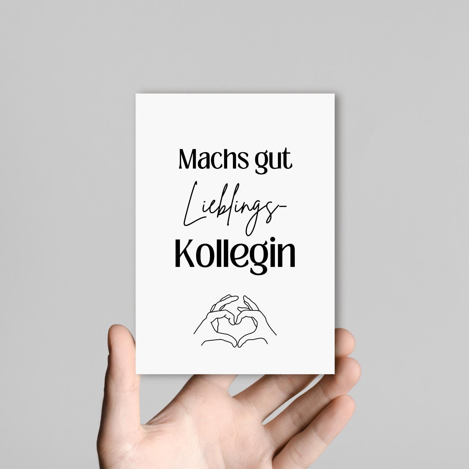 Abschiedskarte KOLLEGIN zum Abschied A6 (Postkarte) | Karte