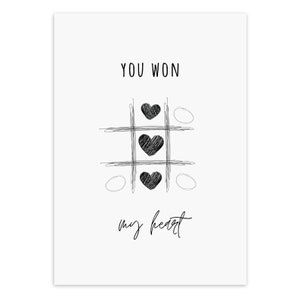Postkarte zum Valentinstag Geschenk Karte Valentinskarte Liebe