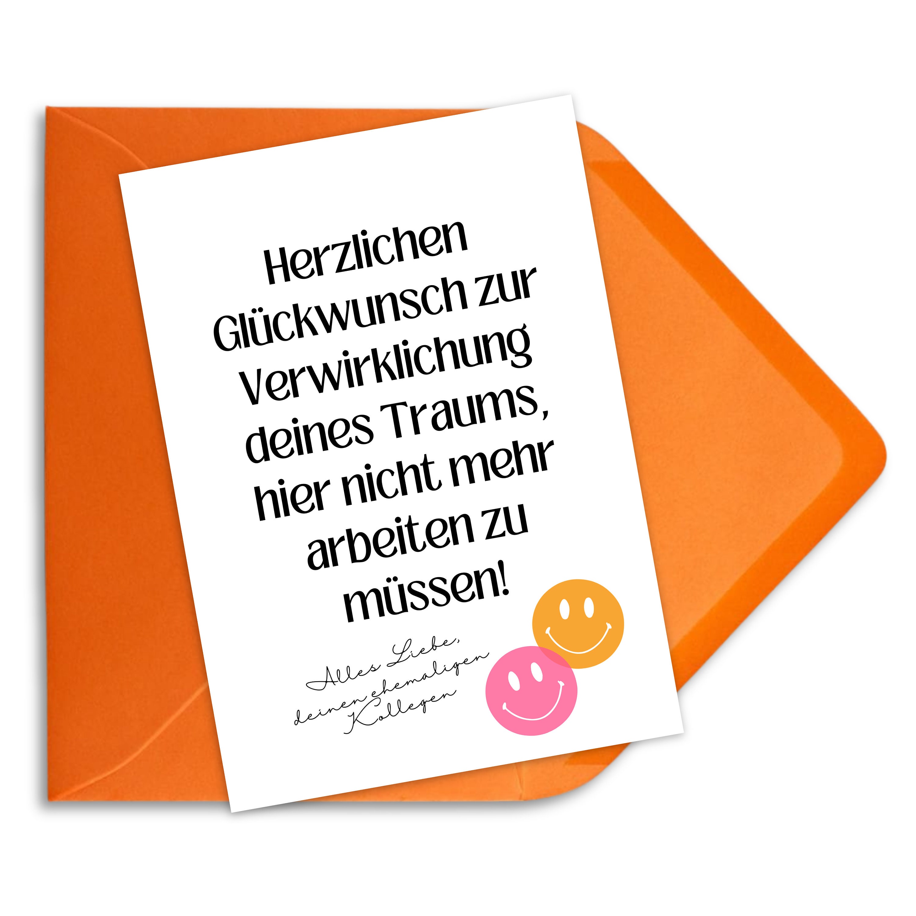 Huxters Dankeskarte Für Kollegen – Witzige Abschieds- Oder Ruhestandskarte Im A5-Format