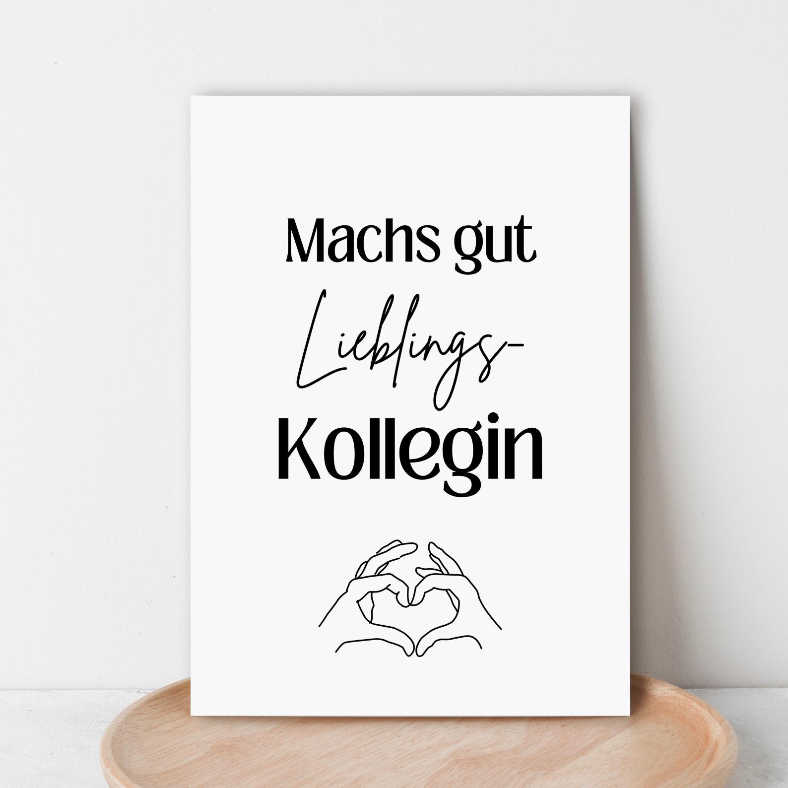 Abschiedskarte KOLLEGIN zum Abschied A6 (Postkarte) | Karte
