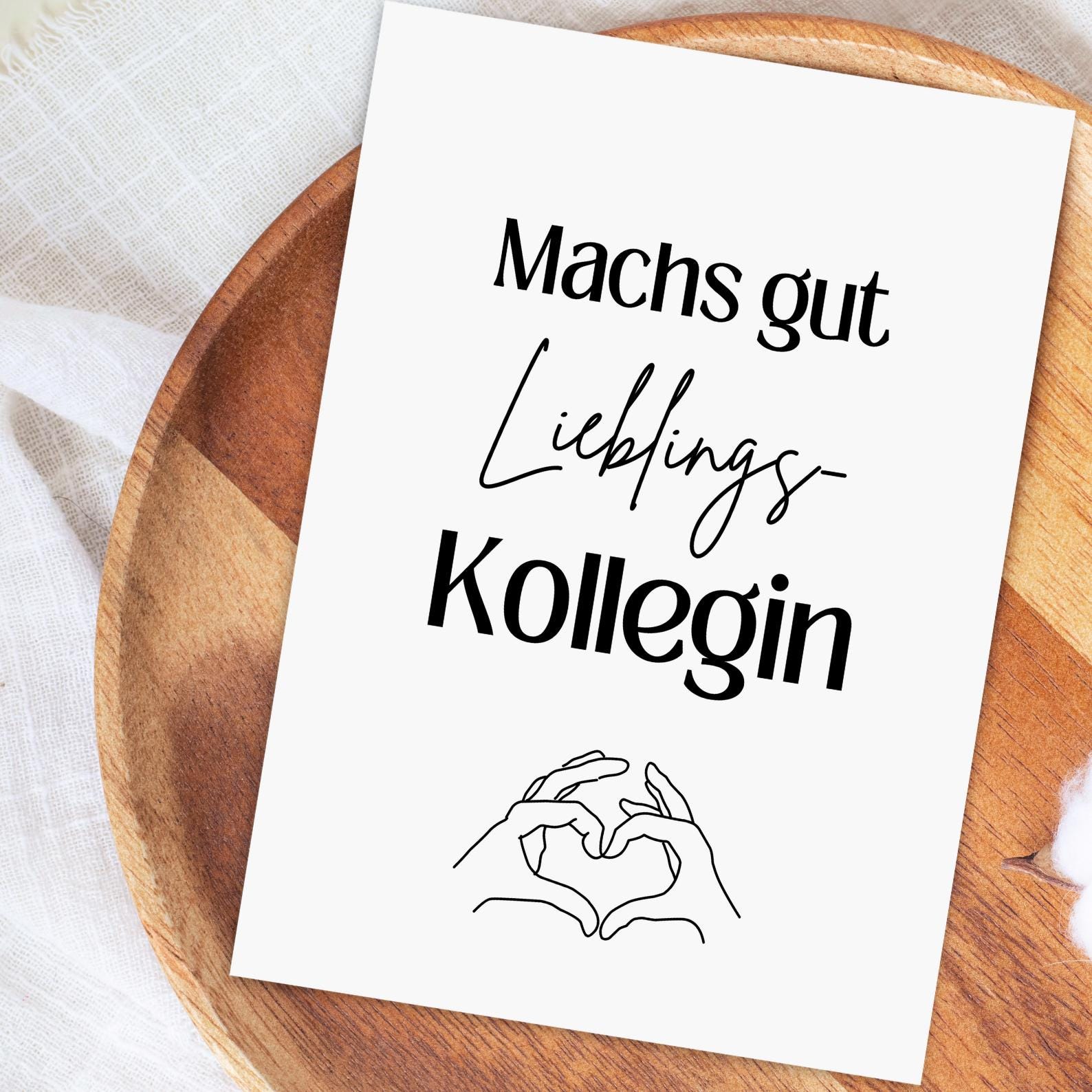 Abschiedskarte KOLLEGIN zum Abschied A6 (Postkarte) | Karte