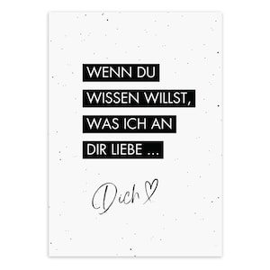 Postkarte für deine/n Liebsten zum Valentinstag Geschenk Karte Valentinskarte Liebe