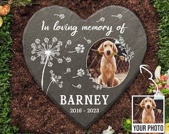 Custom Pet Memorial, Dog Memorial Stone, Custom Pet Memorial Slate, Pet Headstone, Pet Remembrance Gift, Dog Keepsake Stone, Sympathy Gift.