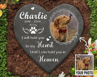 Custom Dog Memorial Stone, Pet Remembrance Gift, Headstones For Cat, Pet Grave Marker, Pet Memorial Slate, Pet Loss Gift, Pet Memorial Stone
