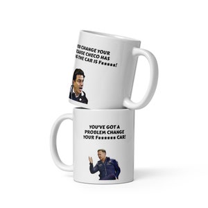 Christian Horner & Toto Wolff Formula 1 Team Principles Drive To Survive Quote Mug | Formula 1 | F1 (One Mug) | 2023