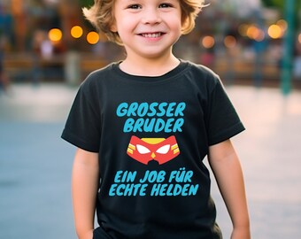 Kids Big Brother T-Shirt | organic cotton | gift for big brother | Sibling gift for birth little sister