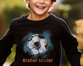 Football Sweater Big Brother Sibling Sweatshirt