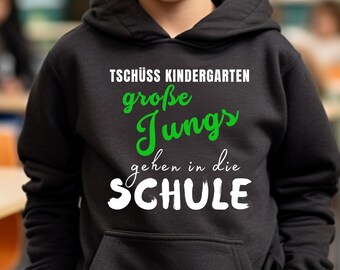 Bye kindergarten - Big boys go to school - Kids Premium Hoodie