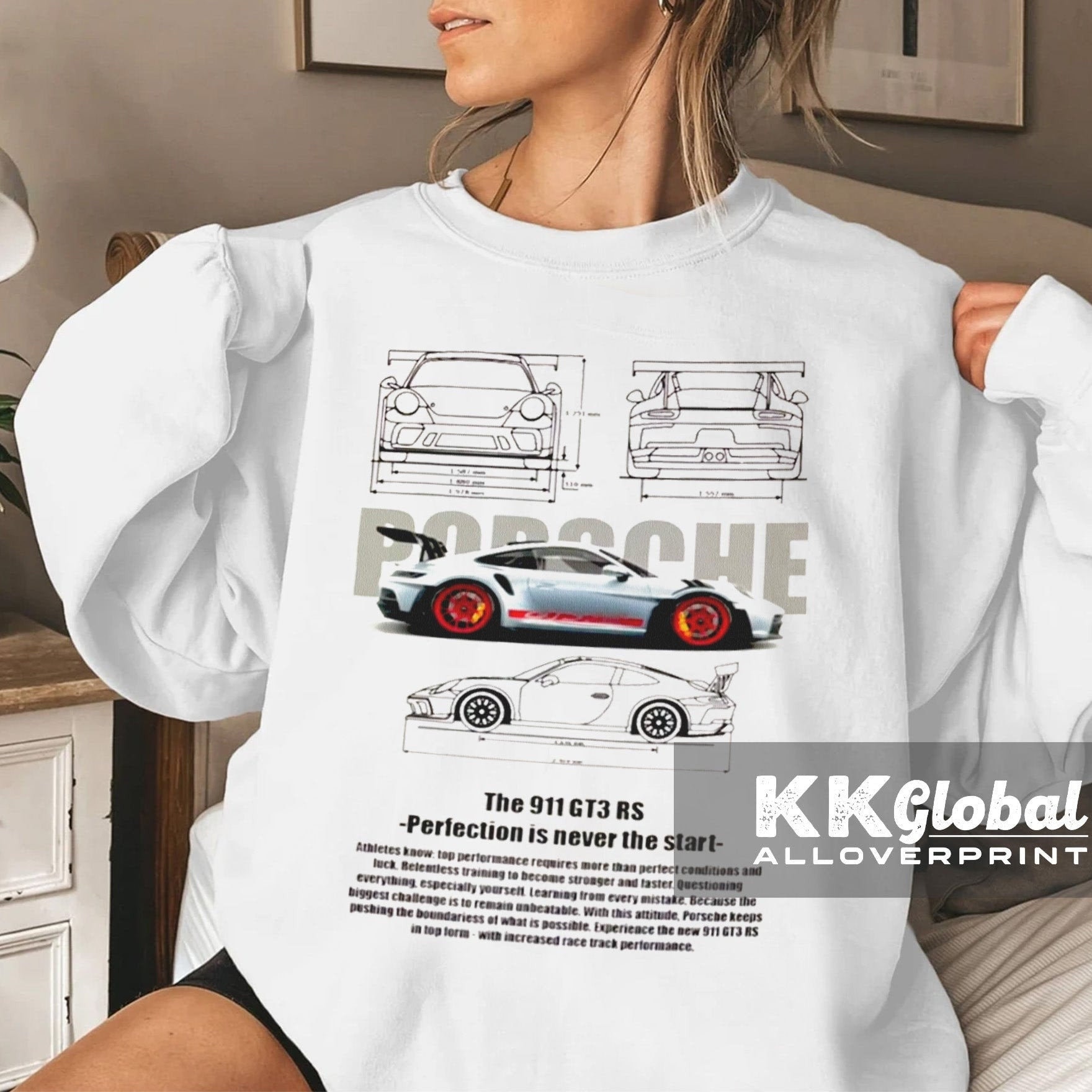 Porsche 911 GT3 RS Aesthetic Tshirt Sweatshirt Hoodie Merch Etsy