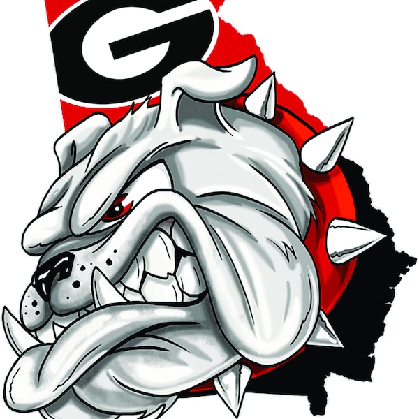 Georgia Bulldogs Iron-On Patch - Retro 1945 Uga Design With Free Tracking! 8 thumbnail image