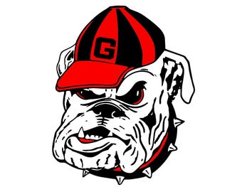 Calcomanía de los Georgia Bulldogs de 15 x 19 cm. Fútbol americano de la UGA