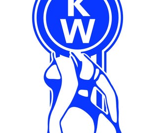 CALCOMANÍA PARA CAMIONETA KENWORTH DE 6" X 8"