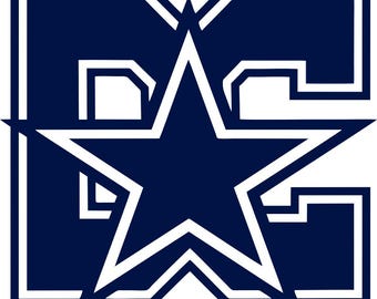 Calcomanía de los Dallas Cowboys de 19 x 18 cm (7.5 x 7 pulgadas)