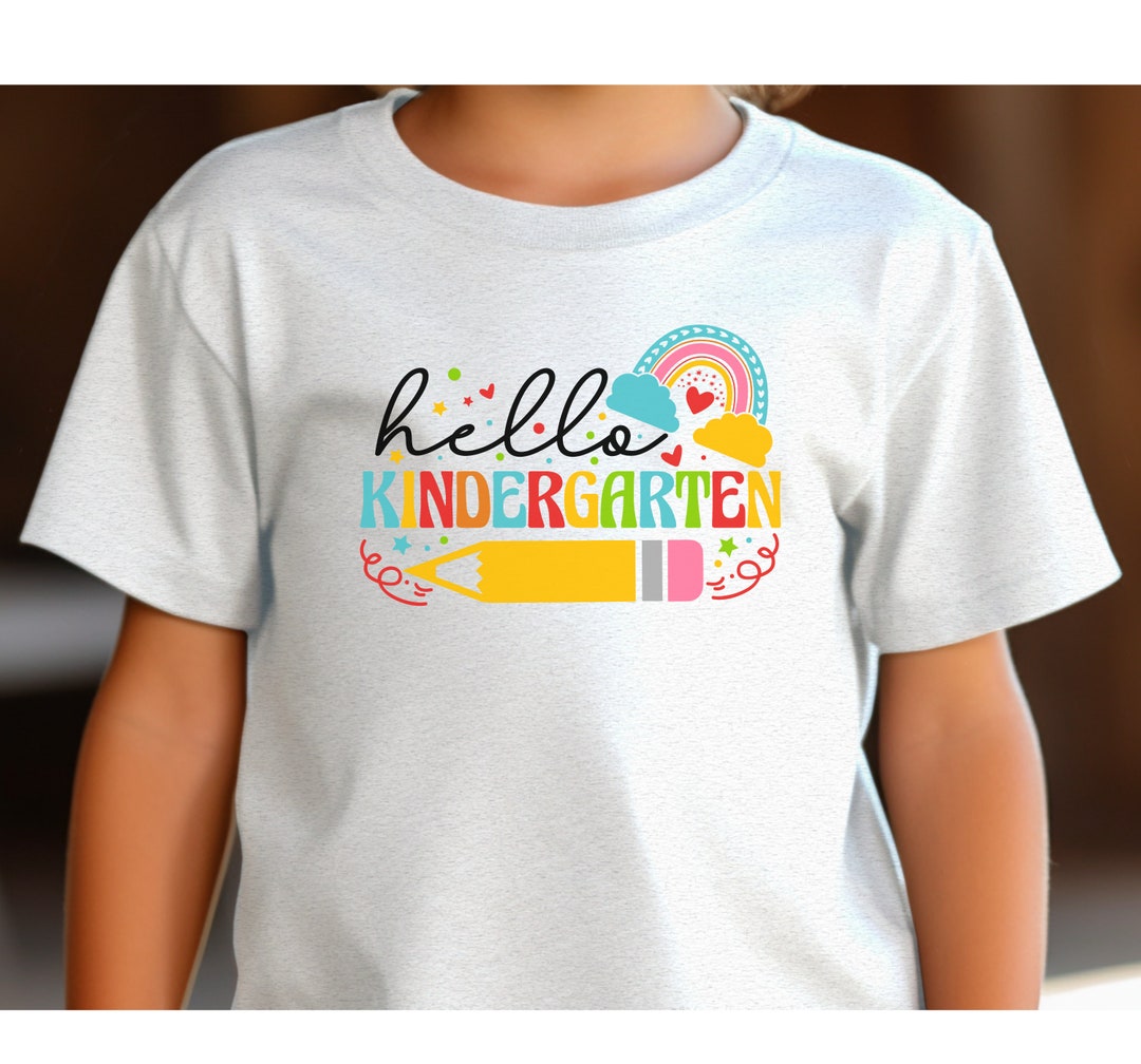 First Day of Kindergarten Shirt Girl, Back to School Shirt, First Day ...