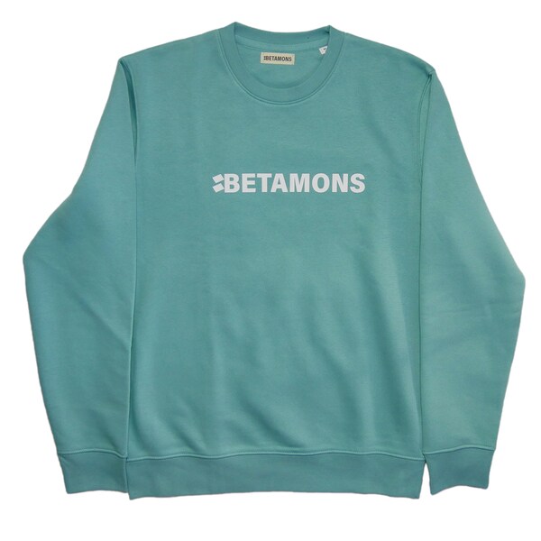 sweat-shirt, unique, Betamons, sweat-shirt vert, paris