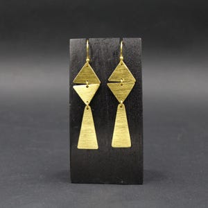 Gold-plated Venturi earrings