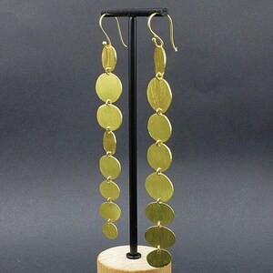 LARGE gold-plated earrings
