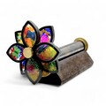 Engraved Brass Kaleidoscope: Personalized Optical Toy with Wooden Stand product logo