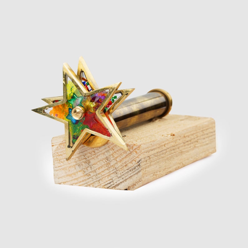 Personalized Brass Kaleidoscope Unique and Meaningful Gift for Special