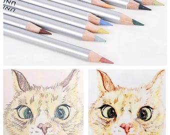 Matite per sottosmalto per ceramica, 10 colori/set, gesso per smalto fai da te per ceramica dipinta a mano, strumenti per dipingere e colorare, accessori per schizzi e lavori creativi fai da te