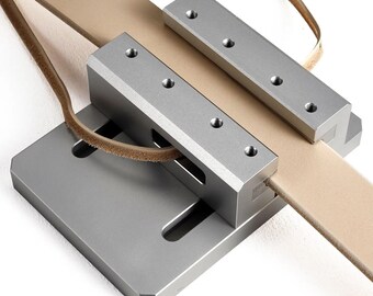 Leather Edge Trimmer, Aluminum Alloy, Desktop Beveler Machine, Belt Side Edger Tools, Leathercraft Finishing Working Equipment, Strap Making