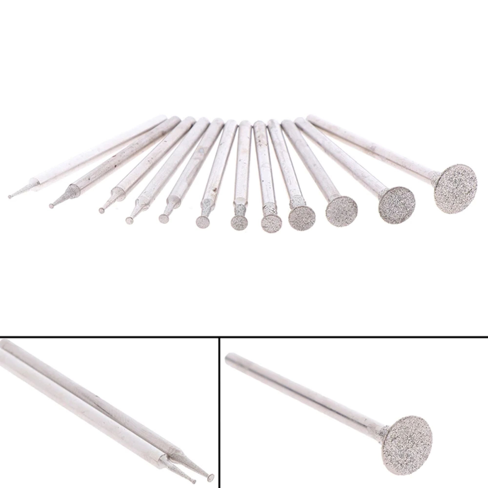 Équipement De Perceuse Diamantée Pour Jade Et Sculpture – 5 Pièces Rotatives, Alliage Galvanisé