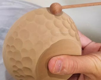 Pottery Sculpture Tools, 2Pcs, Double Head Round Ball Stick Press, Repair Billet Modeling Toolkit, DIY Clay Teaching Accessories