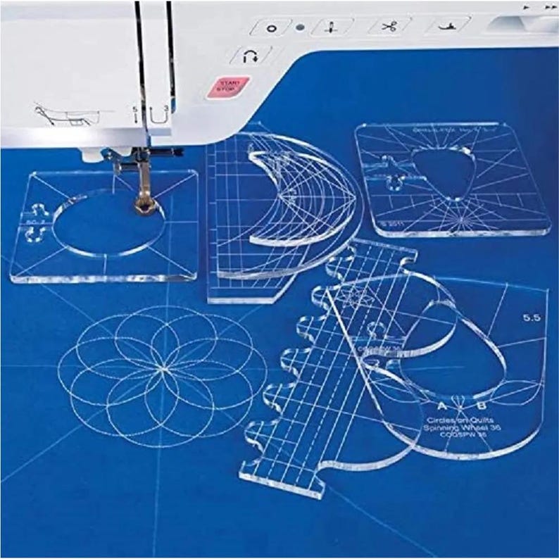 quilting ruler set, quilting template, sewing templates, quilt pattern ruler, quilter's ruler kit, patchwork measuring, craft ruler set, acrylic quilting, dressmaking ruler, fabric cutting tools, sewing ruler stencil, sewing accessories, sewing stencil