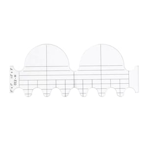 Modèles de couture, Plusieurs tailles, Règle acrylique, Broderie courtepointe multifonction, Pied à repriser, Kits pour débutants, Outil de création de patchwork 3