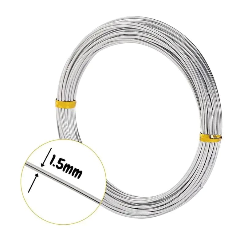 20PCS Stainless Steel Spring Wire - 304 Grade, 50CM Length, DIY Craft Wire For Jewelry, Beads & More (0.3mm To 4.0mm) - View #8