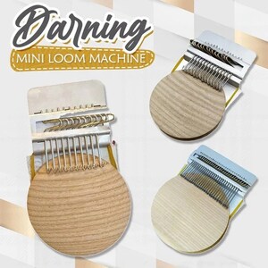 Métier à Tisser Miniature Type Speedweve En Bois - 28 Crochets, Pour Réparation (Rapidarning) Et DIY