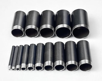 Leather Hole Punch Dies, 15Pcs, High Carbon Steel, Different Sizes, Round Hollow Punching, Circle Cutting Tool Kit, DIY Leathercraft Cutters