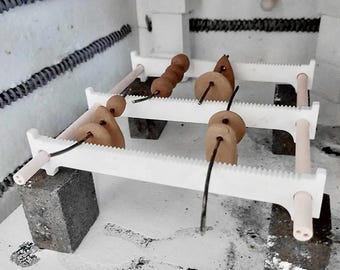 Ceramic Kiln Hanging Burning Frames, 1/2/3Pcs, Corundum, Tungsten Wire, Various Sizes, High Temperature Resistant Firing Tools & Accessories