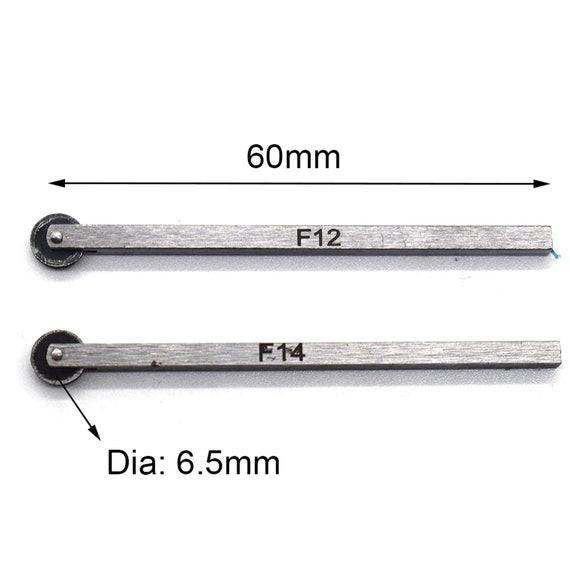 thumbnail image 2 of JTS Millgrain Tool Set – 6 Wheels #4-14, Handle & Box, Made In France 2 of 6