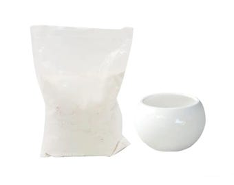 Transparent Glaze Powder, 500g/Bag, Colorless, Monochrome, Pottery Ceramic Coloring, Glazing Material, DIY Art Crafts DIY Tool, Clay Pigment