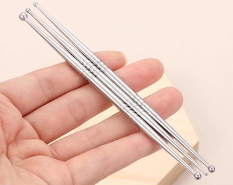 Clay Carving Tool, 3/6Pcs, Multiple Sizes, Stainless Steel Rod, Double Head, Art Craft Sculpture, DIY Pottery Modelling, Ceramic Making Kits