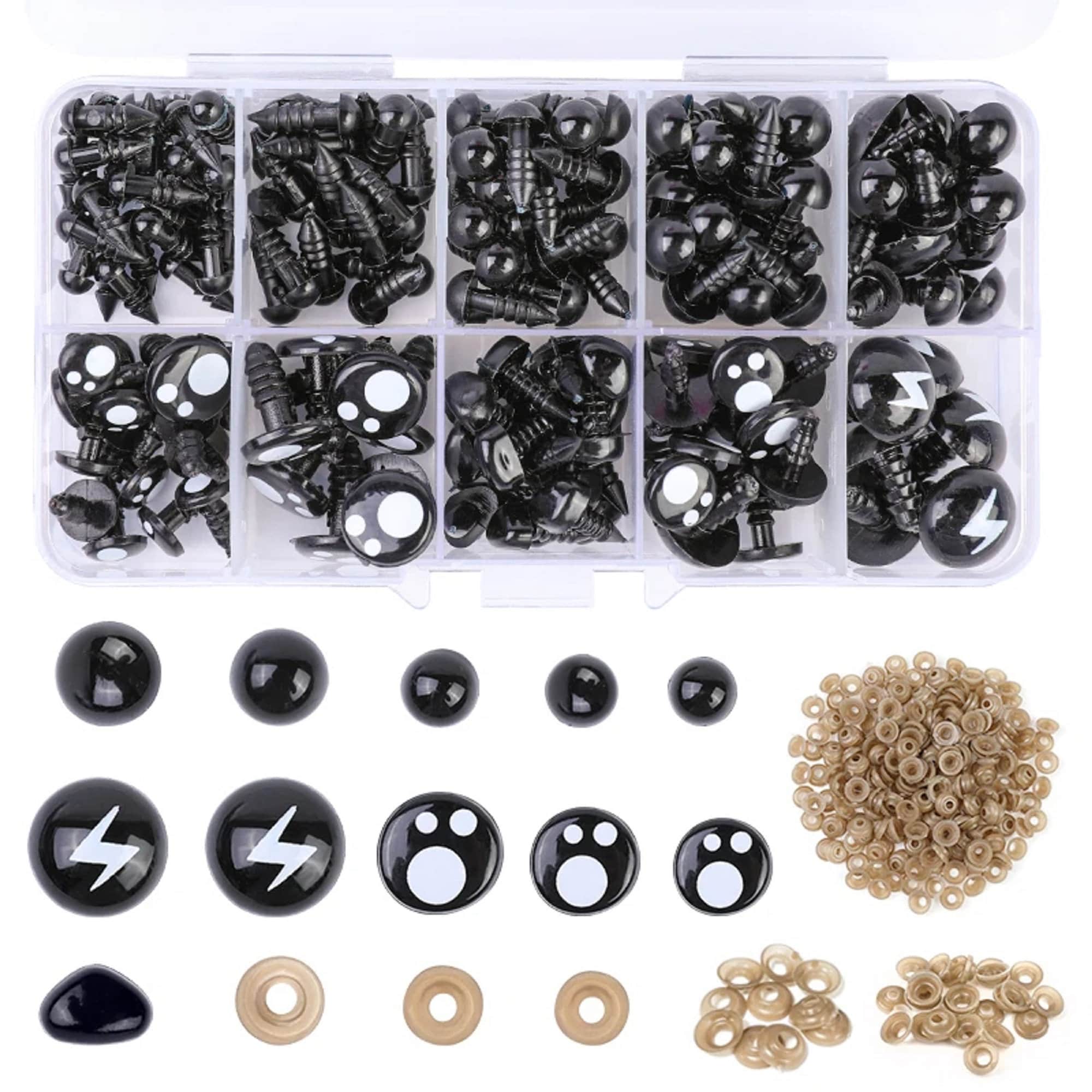 Lot De 200 Yeux De Sécurité Pour Animaux Au Crochet - Yeux De Sécurité