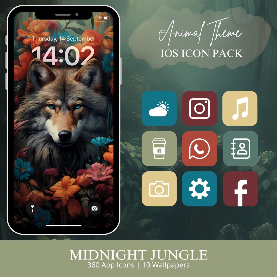 Mobile Icon Ios Background Handy Icons Wallpaper Set Tier Theme Phone App Icons Pack Passende ...