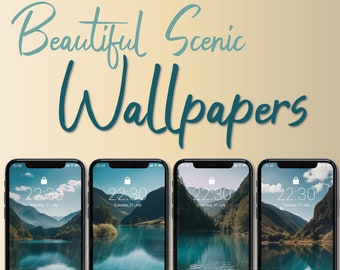 Scenic Landscape Phone Wallpaper: Nature Mobile Backgrounds (Digital Download)