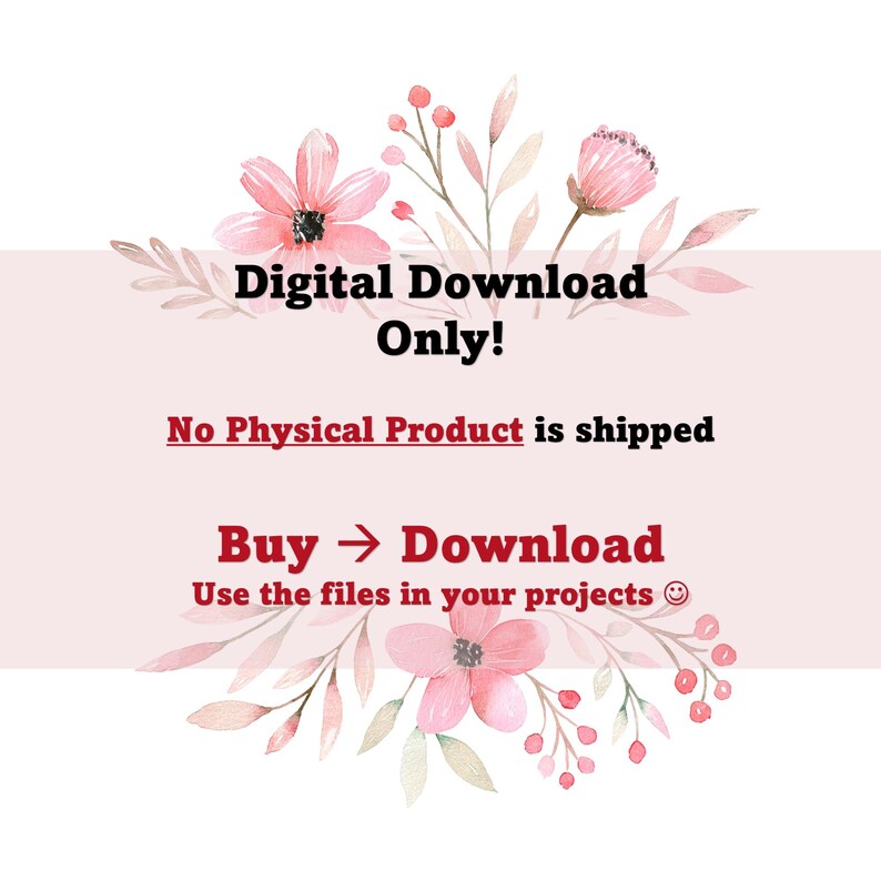 Blush Pink Floral Frame PNG: Watercolor Flower Border, Rose Gold ...